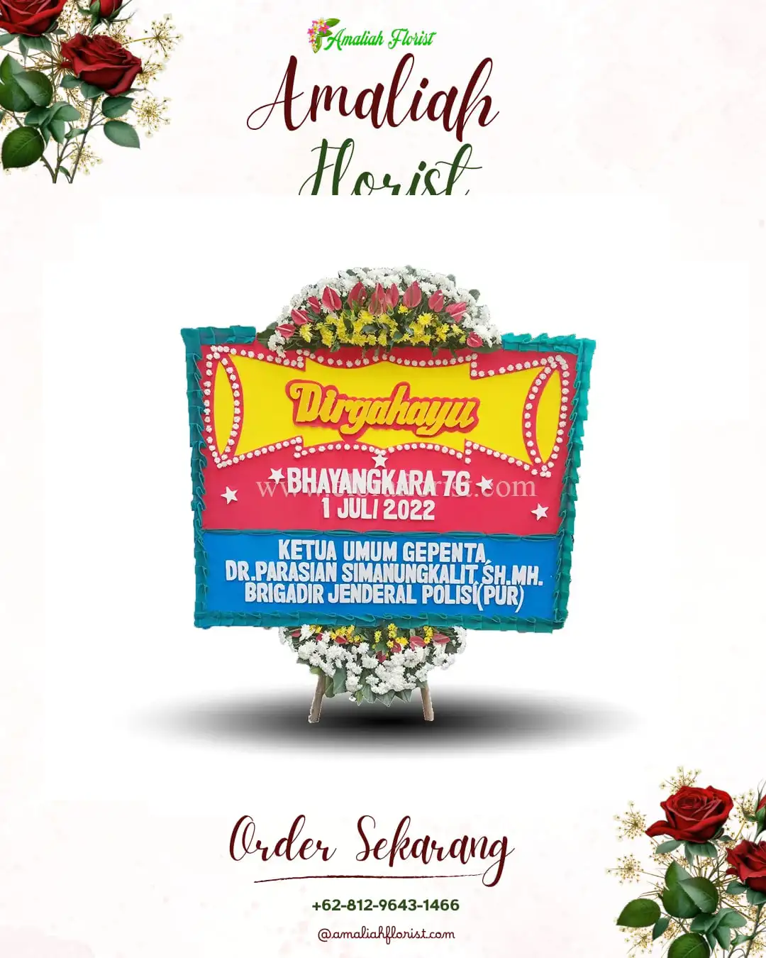 Papan Bunga HUT Ulang Tahun Kelay